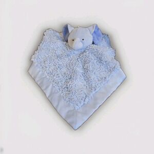 Kidsline Blue Elephant Security Blanket Lovey Satin M2